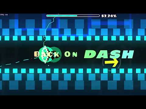 FIRST EVENT LEVEL "Back on Dash" by AudieoVisual 100% (All Coins) | Geometry Dash