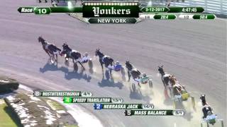 12/3/17, Yonkers - 10e course - 1 609m - 25 000 $