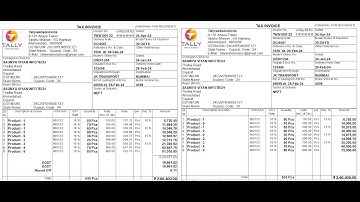 (Buy TDL Source Code Only Rs.250) Hide GST Ledger in Invoice Print in Tally Prime (Format - 01)
