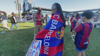 Bay FC vs. Barcelona draws huge crowd Bay FC vs. Barcelona draws huge crowd thumbnail