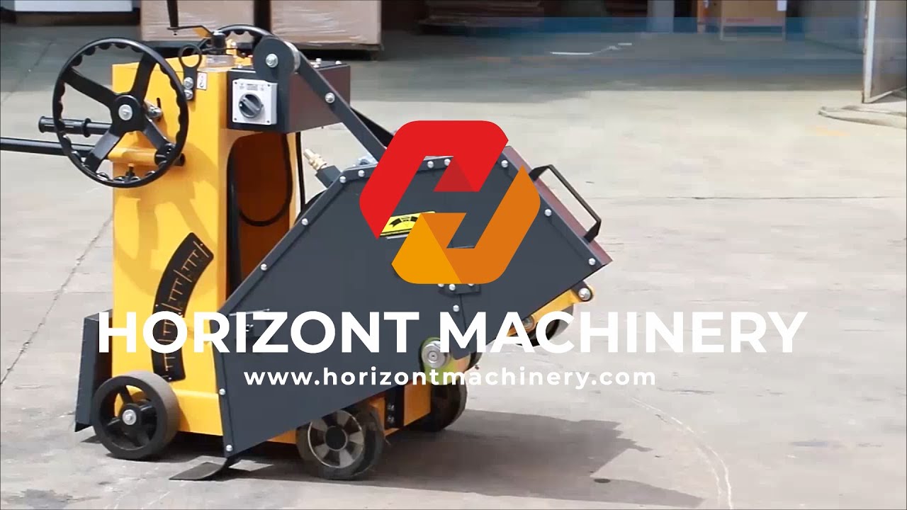 HT800E Walk Behind Electric Concrete Saw YouTube