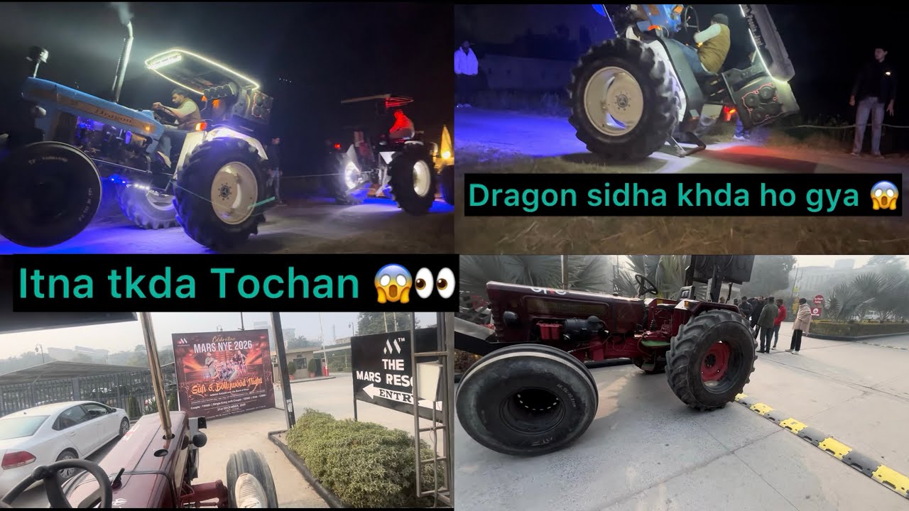 New holland 3630 vs Mahindra 265 Tochan 😱👀 Azar ko lakr gay mars  😎police na roka 👮‍♂️🦁