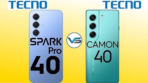 Tecno Spark 40 Pro VS Tecno Camon 40 | Tecno Camon 40 VS Tecno Spark 40 Pro | Tecno Spark 40 Series