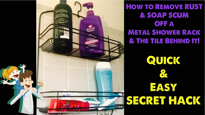So entfernen Sie effektiv Rost von der Duschablage und Fliesen