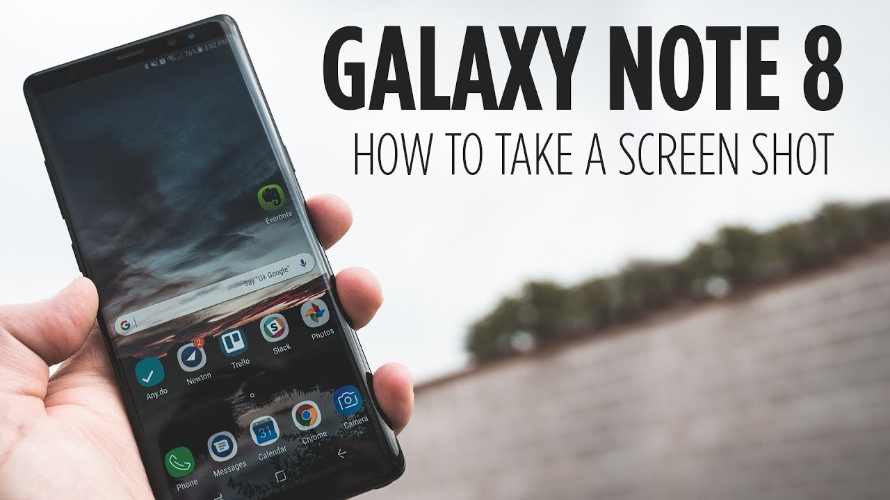 Galaxy Note 8 How To Take A Screen Shot Youtube<script async src=