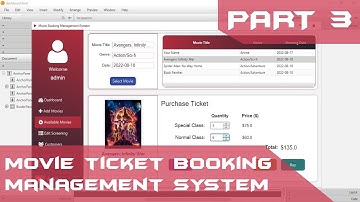 JavaFX Tutorial (PART 3/4) - Movie Ticket Booking Management System in Java Netbeans