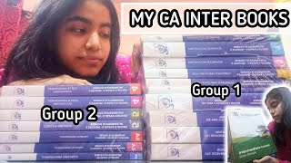 CA Intermediate Books❤️‍🔥 New Course  Study Material Unboxing ICAI | For November 2024 | Both Groups