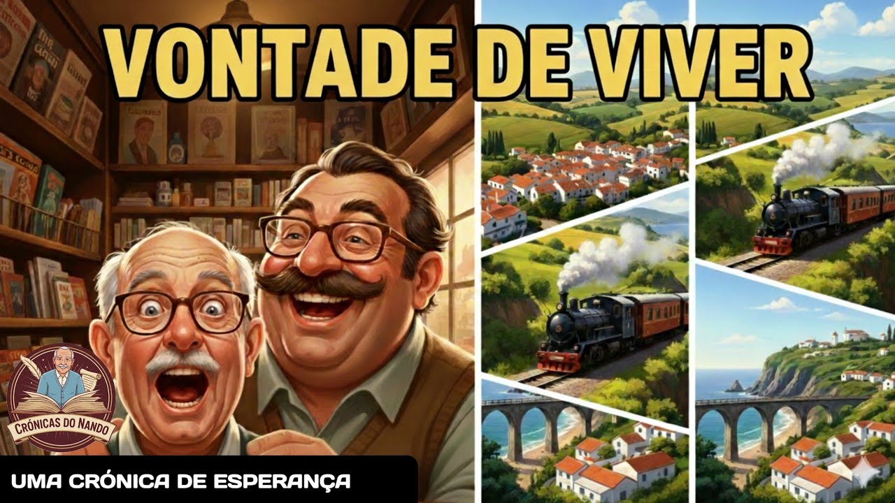Vontade de Viver (crónica #3) - Porquê conhecer outros países, sem antes conhecer o nosso? 📖👴🏼🚝🇵🇹