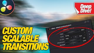 Create your own DYNAMIC TRANSITIONS in Davinci Resolve 17  Complete Beginners Guide!