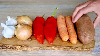 Do you have 1 sweet potato?  Make this delicious vegetable soup and you will want to make it again!