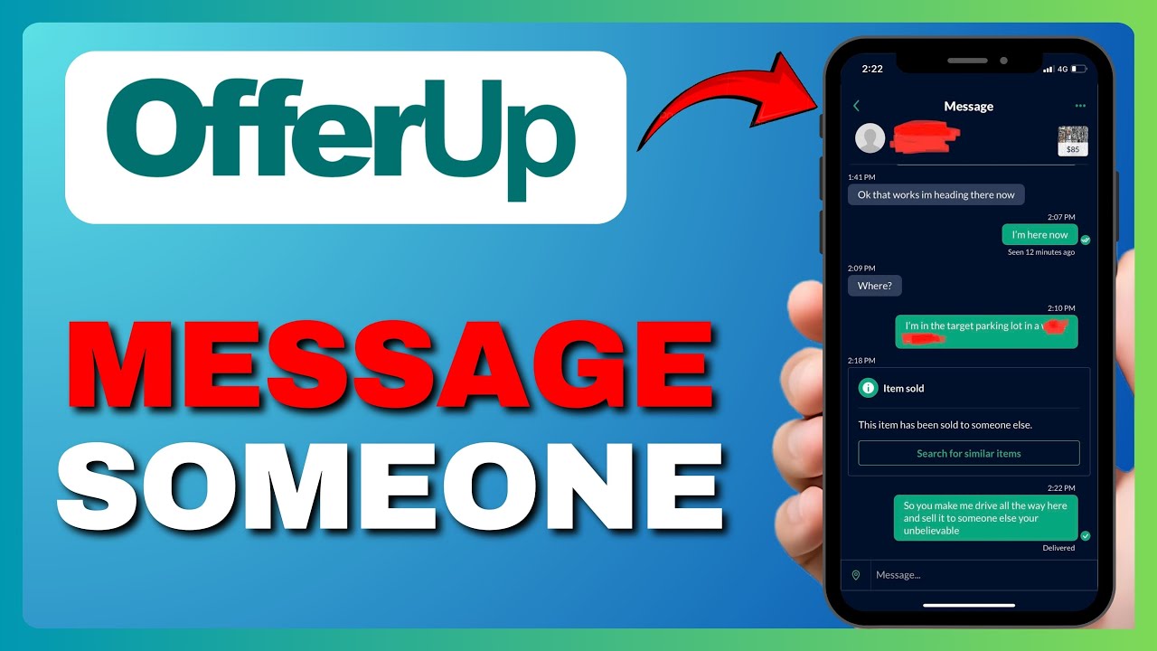 How To Message Someone On Offerup (2025) - YouTube