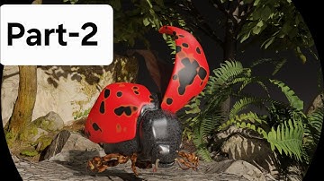 Ladybug Part-2 #blender #blendertutoriais #ladybug #3d #3dmodelingsoftware #3dinsect #b3d #3dmodel