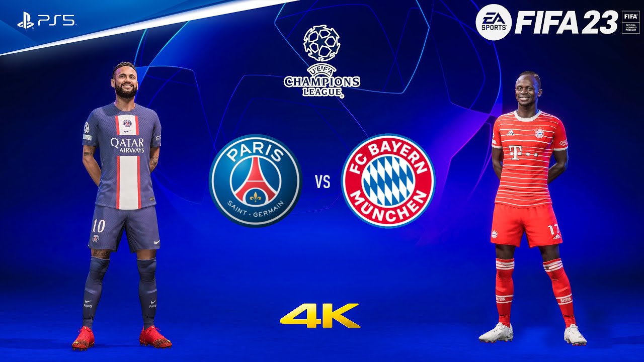 FIFA 23 - PSG vs Bayern Munich - UEFA Champions League 22/23 Full Match |  PS5™ Gameplay [4K60] - YouTube
