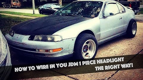 How to Wire Your JDM 1 Piece Headlights - The RIGHT Way! - YotaHoon