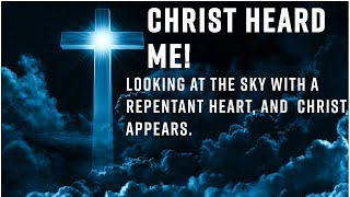 Lawyer Calls Out To Christ, And Christ Immediately Casts Image Of Himself In The Sky.