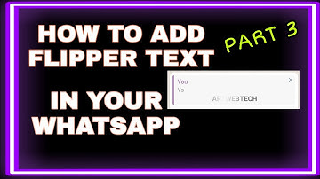 How to add flipper text in your WhatsApp in malayalam