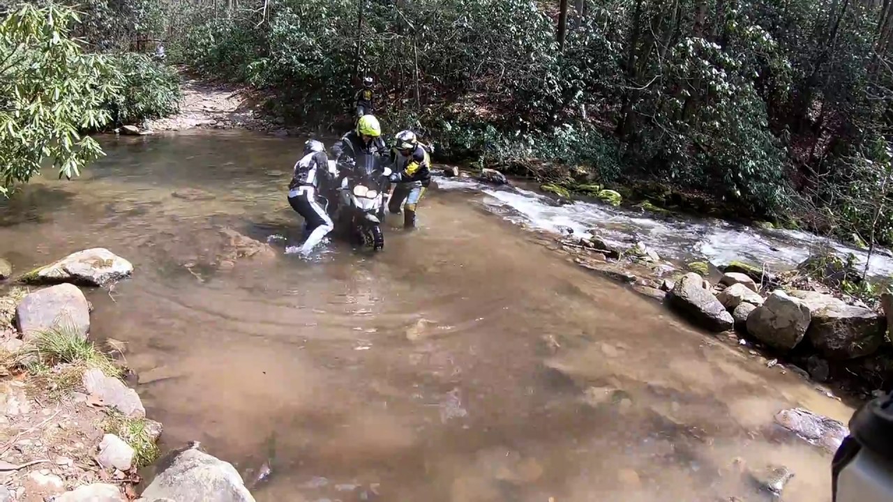 Day 6, Mud and Water Crossings - BMW Club of Quebec North Carolina Event