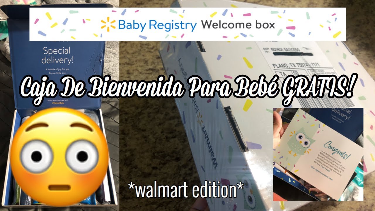 Walmart BABY REGISTRY Box! What Does Walmart Gift You With