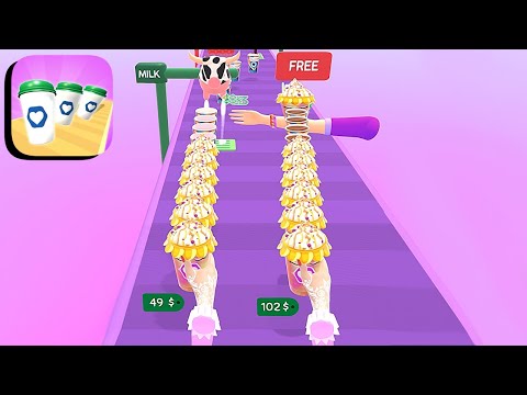 Coffee Stack Gameplay | All Levels 65-75