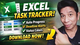 Excel Tutorial for Beginners: Build a Task Tracker with Auto Progress