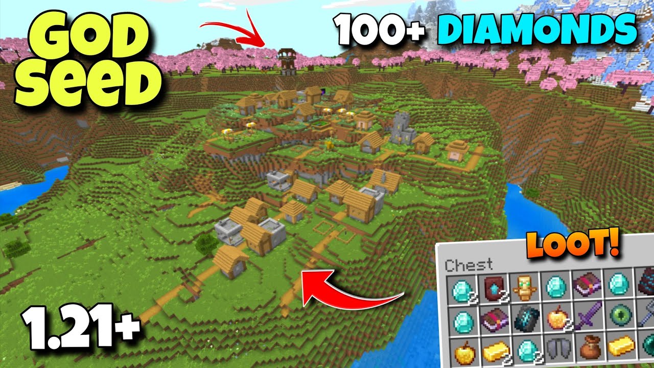 🔥[God Seed] For Minecraft 1.21 Bedrock And Pocket Edition | Seed Minecraft 1.21 | Minecraft Seeds
