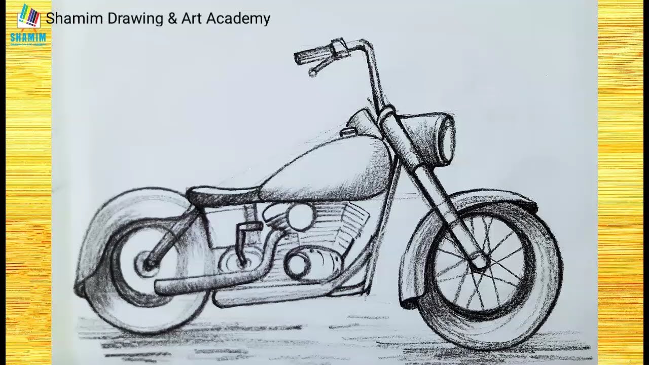 Royal Enfield bike sketch by sAnojRT in Bengaluru