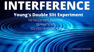 Young's Double Slits Formula Derivation (YDSE) Formulas Class 12 | Interference