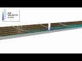 Airflow simulation racking aisle  22 high velocity fan  fluid dynamics