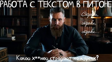 РАБОТА С ТЕКСТОМ В PYTHON. СТРОКИ: МЕТОДЫ И ФУНКЦИИ.