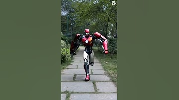 A black person transformation in robot #ai #trending #ironman #viral #ai #video