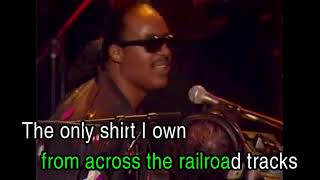 Stevie Wonder  - Uptight Everything's Alright Lyrics Karaoke