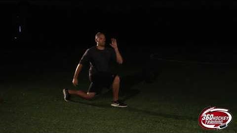 Dynamic Warm up  Lunge with Core Rotation