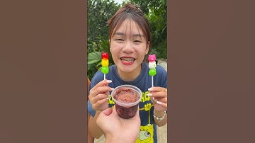 Bí quyết hài hước của ba mẹ con cùng với kem socola và kẹo mút sự kết hơp hoàn hảo #shorts