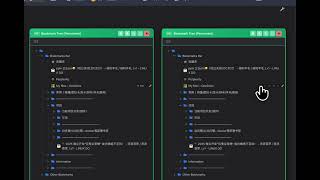 Bookmark Canvas: a bookmark manager with sandboxing, JSON Canvas, card-chain splits, and Git sync.