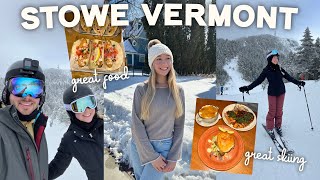 STOWE VERMONT VLOG 2023: ski trip, a few days at the mountain, good eats, & more fun
