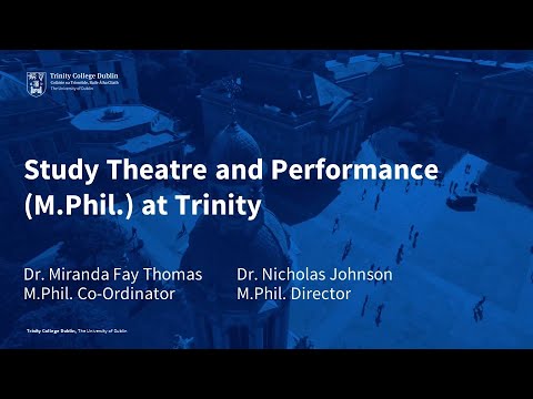 Study Theatre and