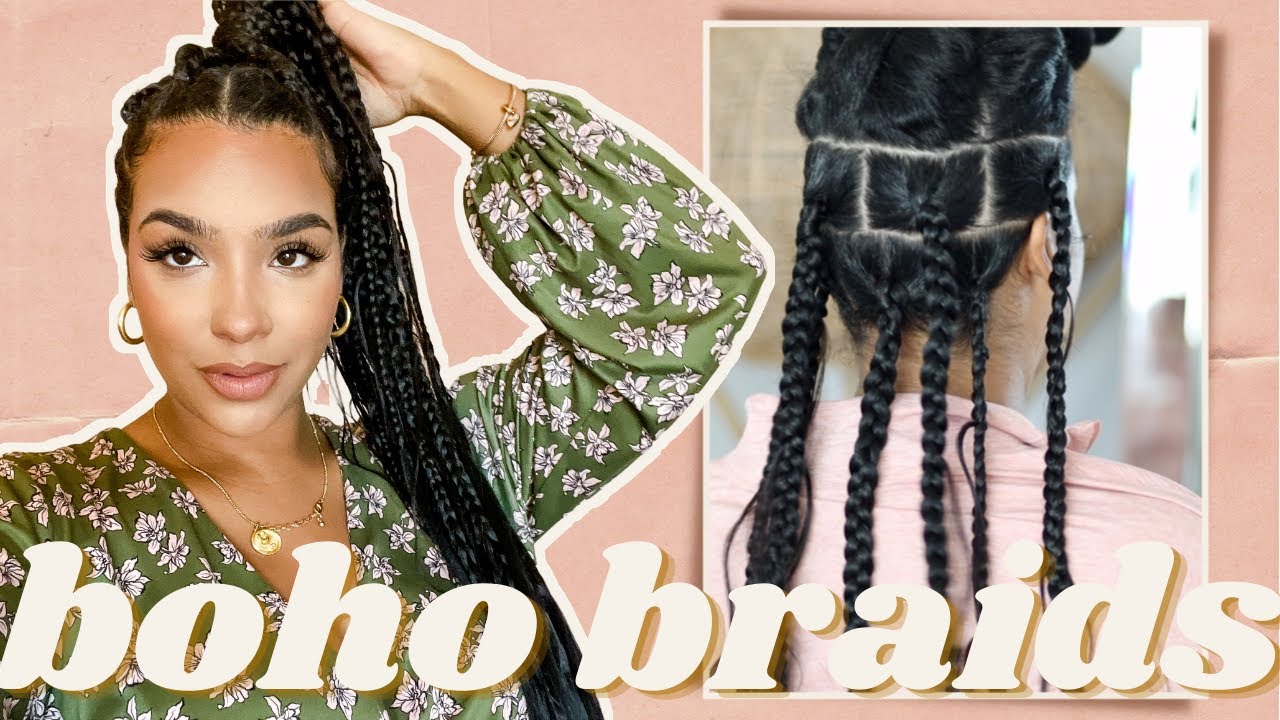 Short Boho Knotless Box Braids - Everything You Need to Know About Knotless Braids