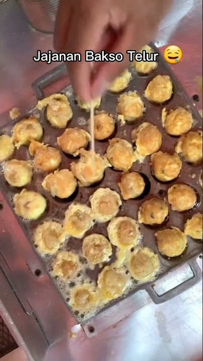 JAJANAN BAKSO TELUR PINGGIR JALAN MANTEP BANGET GAES #shorts #bakso #telur