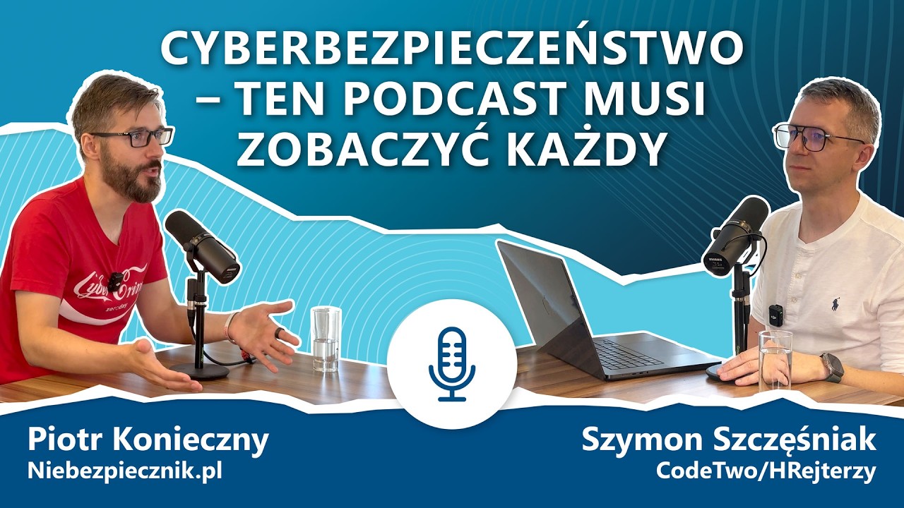 Ile Polacy wiedzą o cyber-zagrożeniach? Ten jeden podcast musisz przesłuchać - Konieczny, Szczęśniak