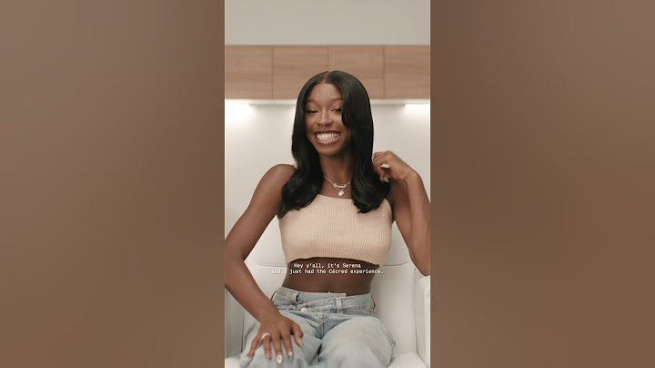 ICYMI: THEE bombshell @serenaapagee stopped by the CÉCRED Salon for the CÉCRED experience!