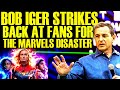 Bob Iger STRIKES BACK AT FANS FOR THE MARVELS Box Office Collapse &amp; Backlash! DISNEY Is Pathetic