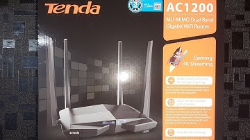Tenda AC10 1200Mbps Dual-Band Gigabit WiFi Router Unboxing