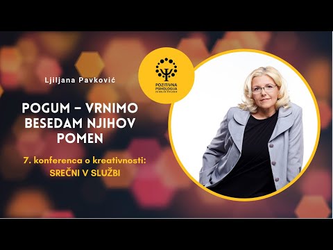 Ljiljana Pavković: Pogum - vrnimo besedam njihov pomen, Srečni v službi