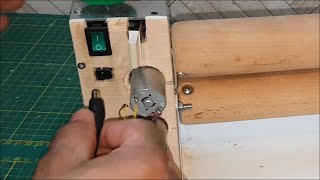 How to make a professional electric dough sheeter at home