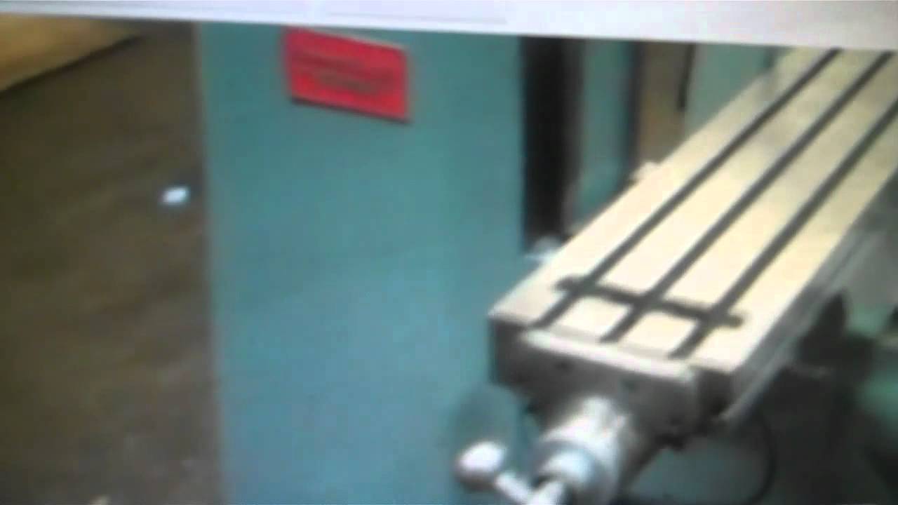 serie 1 bridgeport milling machine YouTube