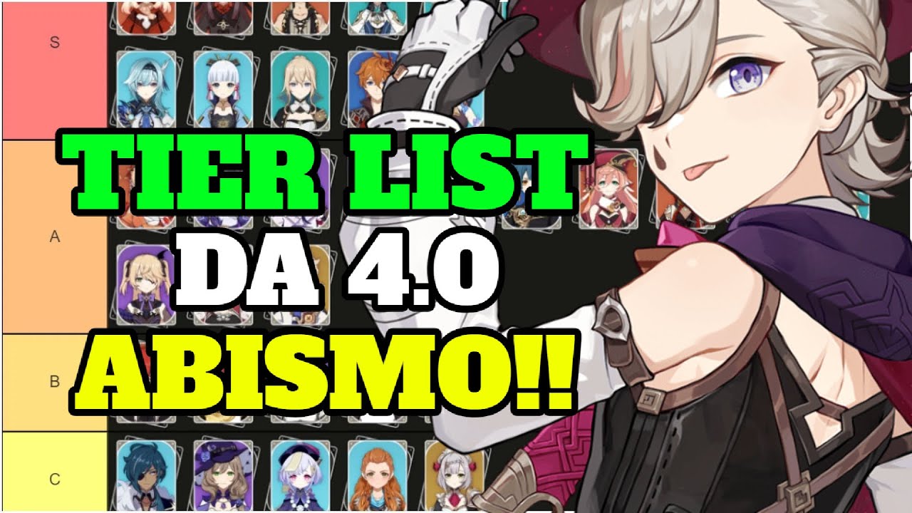 TIER LIST DOS MELHORES PERSONAGENS DE CRYO!!! GENSHIN IMPACT 