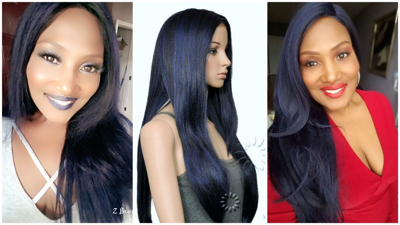 Stella Blue Hair Extensions - wide 2