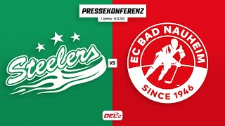 Pressekonferenz 7. Spieltag | Bietigheim Steelers - EC Bad Nauheim