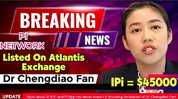 Boom 💥 Pi Network Listed On Atlantis Exchange New Update Today 🤩🤯 1Pi = $45000 🤑#crypto #bitcoin #Pi