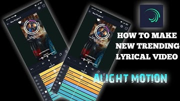 How to create fake music player edit in alight motion